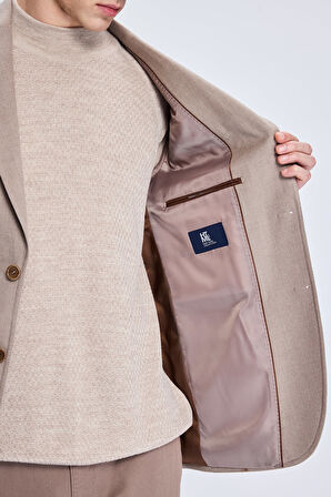 Vizon Slim Fit Mono Yaka Casual Ceket | 50