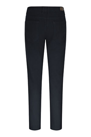 Lacivert Dinamik Fit 5 Cep Pamuklu Kanvas Pantolon | 32