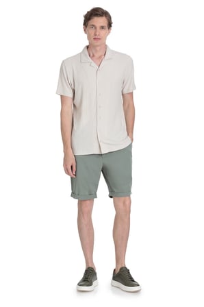 Taş Regular Fit Apaş Yaka Gömlek | M
