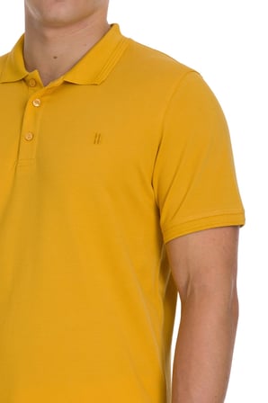Hardal Regular Fit 100% Pamuklu Polo Yaka Tişört | L