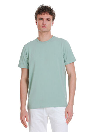 Mavi Regular Fit Bisiklet Yaka Pamuklu Tişört | XXL
