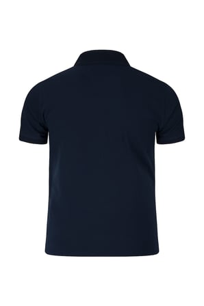 Lacivert Regular Fit Polo Yaka Pamuklu Tişört | S