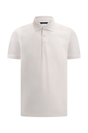 Ekru Regular Fit Polo Yaka Pamuklu Tişört | L