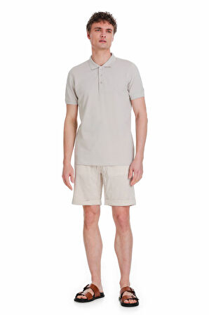 Taş Regular Fit 100% Pamuk Polo Yaka Tişört | M