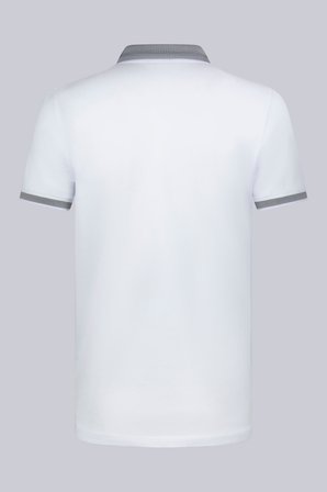 Beyaz Regular Fit 100% Pamuklu Polo Yaka Tişört | XL