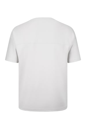 Gri Regular Fit Bisiklet Yaka Oversize Tişört | S