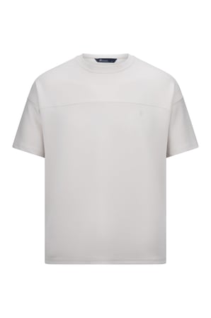 Taş Regular Fit Bisiklet Yaka Oversize Tişört | XL