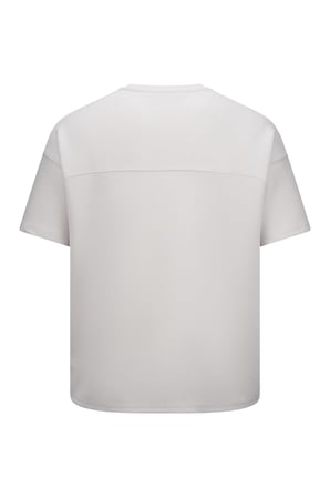 Taş Regular Fit Bisiklet Yaka Oversize Tişört | XL