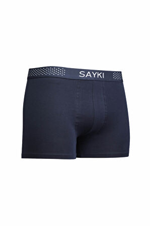 Lacivert Pamuklu Boxer | S