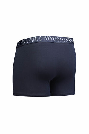 Lacivert Pamuklu Boxer | S