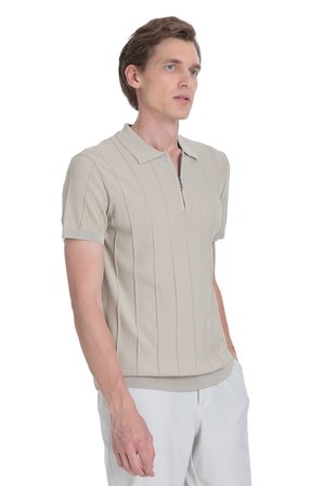 Vizon Regular Fit Polo Yaka Rayon Tişört | M