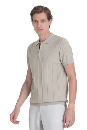 Vizon Regular Fit Polo Yaka Rayon Tişört | M