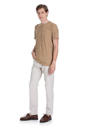 Vizon Regular Fit Bisiklet Yaka Tişört | XL