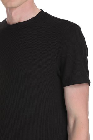 Siyah Regular Fit Bisiklet Yaka Tişört | XXL