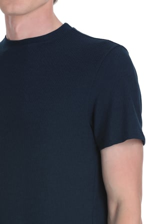 Lacivert Regular Fit Bisiklet Yaka Tişört | XXL