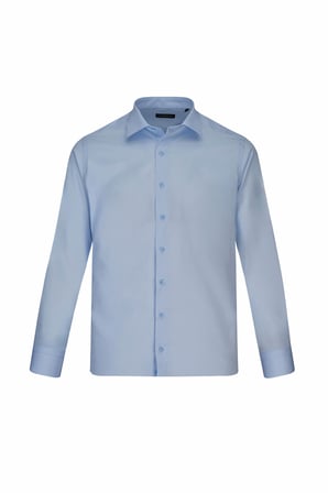 Mavi Klasik Fit Slim Yaka Pamuklu Uzun Kollu Klasik Gömlek | XL