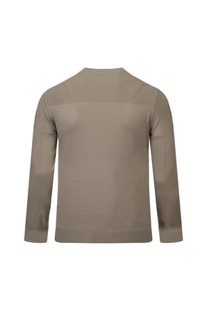 Bej Regular Fİt Bisiklet Yaka Rayon Kazak | S