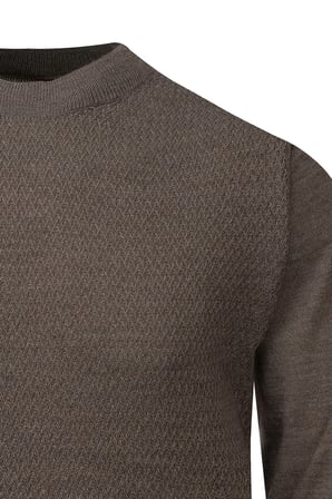 Vizon Regular Fit Yarım Balıkçı Yaka Yünlü Kazak | S