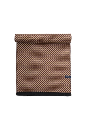 Kahverengi - Camel Desenli Atkı | STD