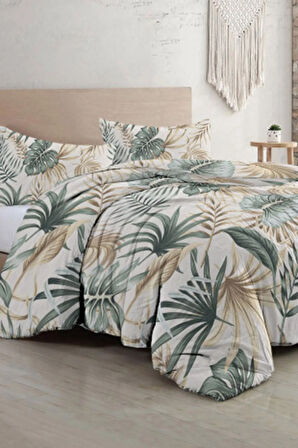 Pamuklu Çift Kişilik Nevresim Takımı Natura Botanik