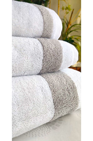 (3.LÜ LÜKS BANYO SET) Hediyelik, Çeyizlik, Özel Üretim Çift Yön-renk Banyo, Baş, El Havlu Set