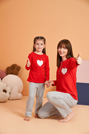 PJS Kadın Patlı Pijama Takımı 28062 