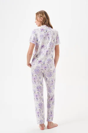 PJS Kadın Lila Pijama Takımı 29039