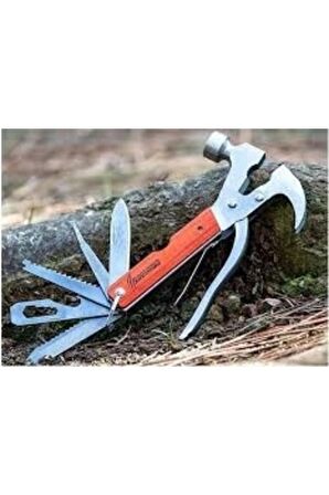 Çekiçli Çok Amaçlı Kampçı El Aleti