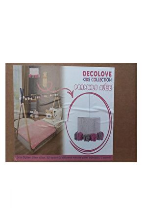 Decolove Ponpon Avize - Pembe