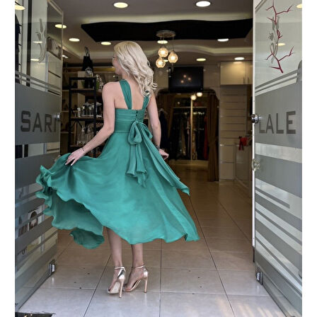  ELBISE MIDI YORYOSATEN