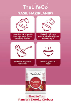 TheLifeCo 3 Günlük Pratik Öğünler Seti - (Chia Pudding + Detoks  + Pancar Çorbası)