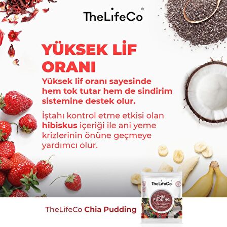 TheLifeCo Chia Pudding 57 gr - 12’li Kutu