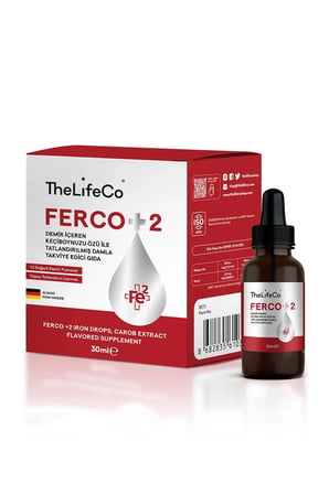 TheLifecO Ferco +2 Değerlikli Demir Damlası 30 ml