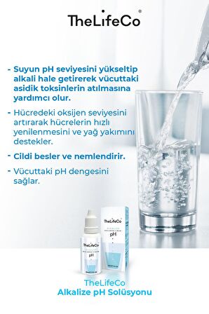 TheLifeCo Alkalize Ph Su Damlası 30 Ml