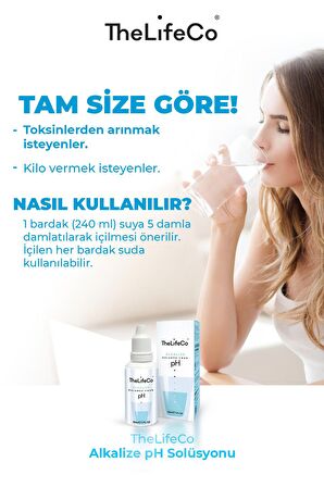 TheLifeCo Alkalize Ph Su Damlası 30 Ml