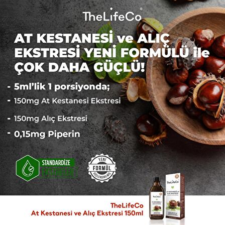 TheLifeCo At Kestanesi & Alıç Ekstraktı 150 ml