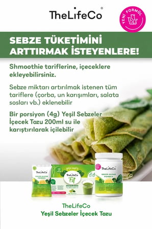 TheLifeCo Fit – Aylık Paket (Lemon Cayenne + Green Blend + Psyllium)