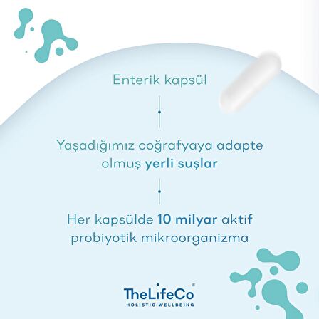 TheLiFeCo Happybiota Probiyotik Mikroorganizma İçeren Takviye Edici Gıda