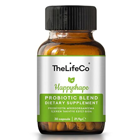 TheLifeCo Happyshape Probiyotik Mikroorganizma İçeren Takviye Edici Gıda