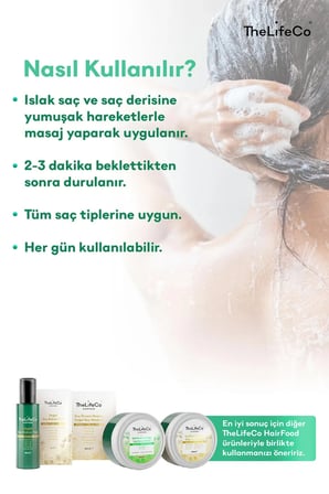 TheLifeCo Derin Bakım - Doğal Şampuan 250 ml & Onarıcı Doğal Saç Maskesi 200 ml