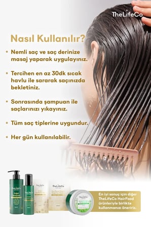 TheLifeCo Derin Bakım - Doğal Şampuan 250 ml & Onarıcı Doğal Saç Maskesi 200 ml