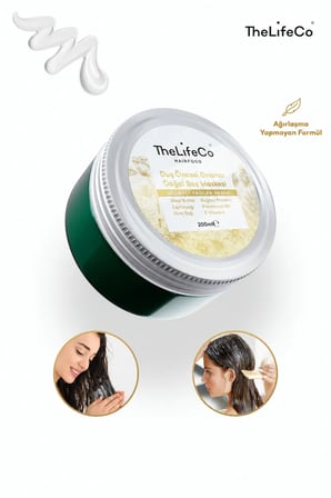 TheLifeCo HairFood Değerli Yağlar Serisi Duş Öncesi Onarıcı Doğal Saç Maskesi 200ml