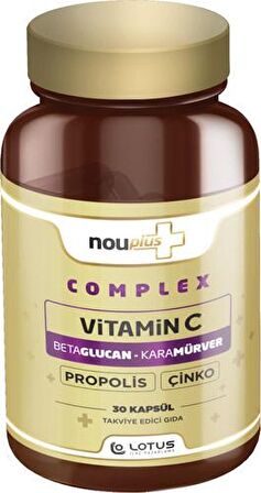 Nouplus Vitamin C Complex 30 Kapsül