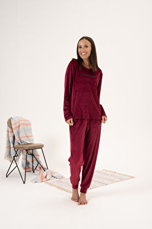 Kadın Kışlık Day To Night Kadife Pijama Takımı