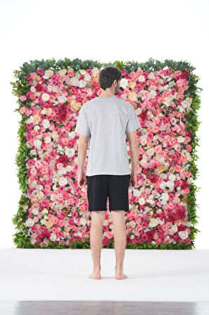 Erkek Yazlık Cool Baskılı Kısa Kollu Şortlu Penye Pijama Takımı