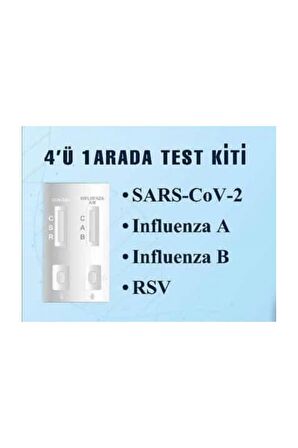 İnfluenza (A-B) - CVD -RSV 4'lü Test - 4ü 1 arda Combo test