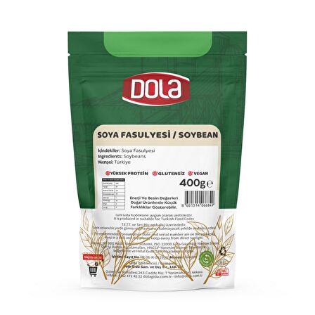 Dola Soya Fasulyesi 400g Glutensiz