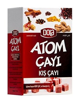 Dola Atom Kış Çayı Seti - Kış Çayı ve Propolis Karışık Bitki Çayı 150 gr 2 Adet