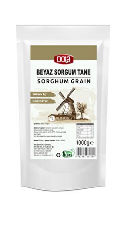 Dola Glutensiz Beyaz Sorgum Tane 1000 Gr