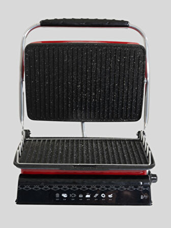 Tost Makinası Ultra Granit Yüzey İle Sağlıklı Pişirim | 1800W Yağ Hazneli Ultra Granit Tost Makinesi